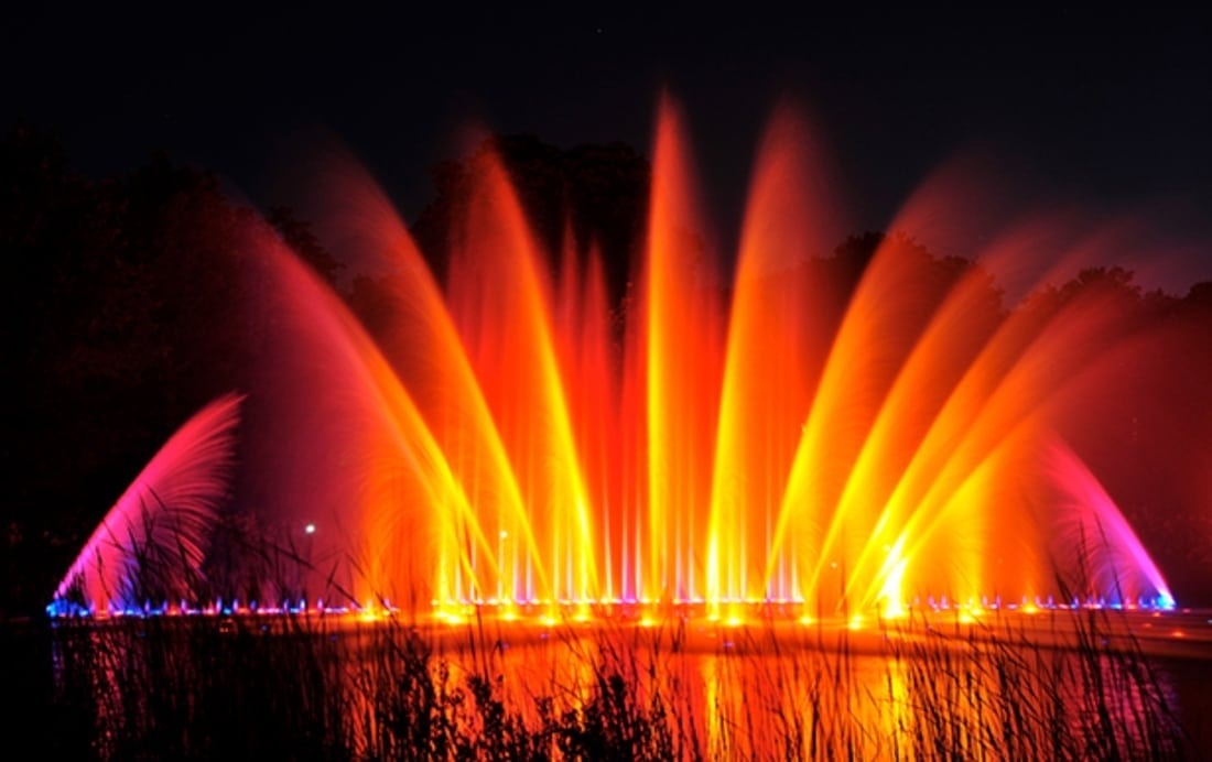 Acht Sommerhighlights: Planten un Blomen, Wasserspiele