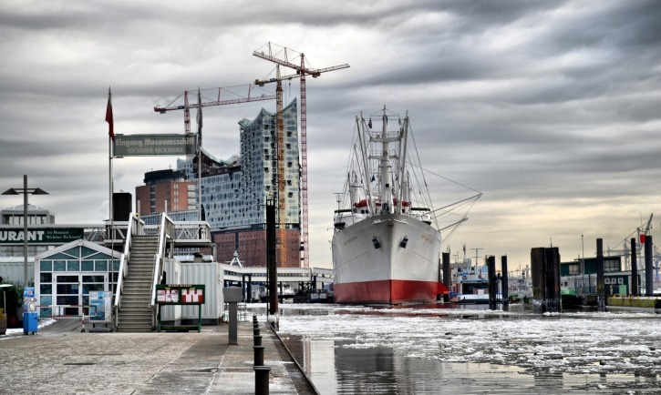 Veranstaltungstipps: der Hamburger Hafen im Winter