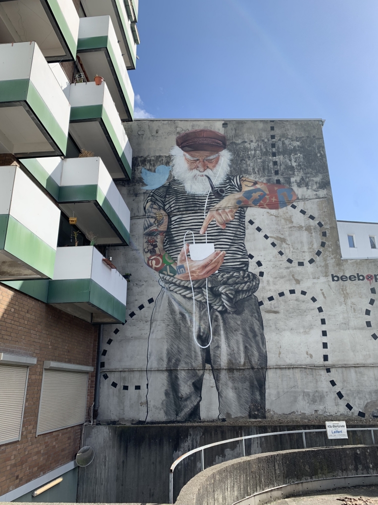 Kunst am Bau: Mural an der Lippmannstraße