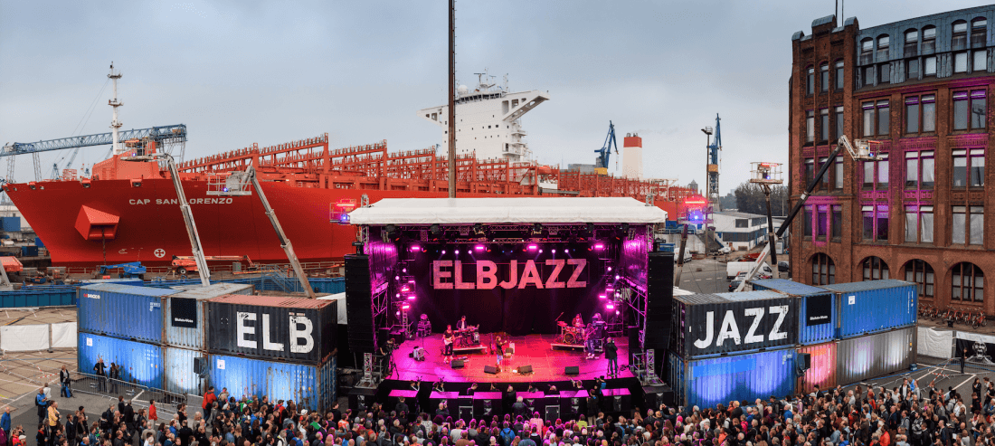 Elbjazz: Hauptbühne am Hafen