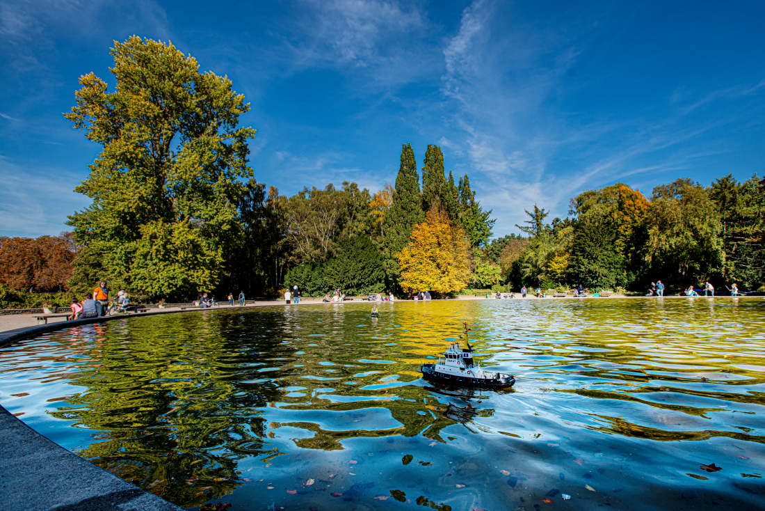 Der See im Stadtpark