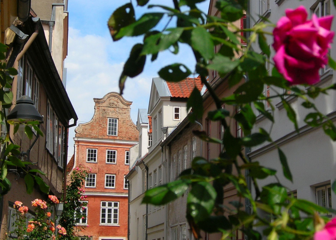 Lübeck: Blick in die Altstadt