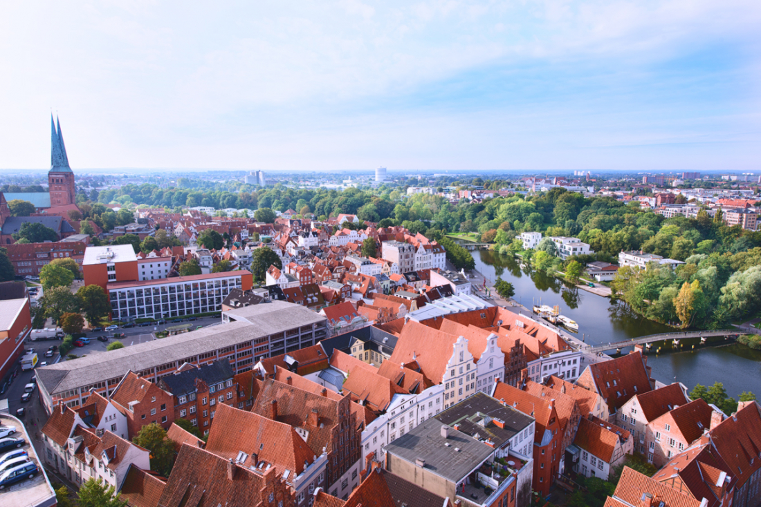 Lübeck: Blick von der Kirche St. Petri