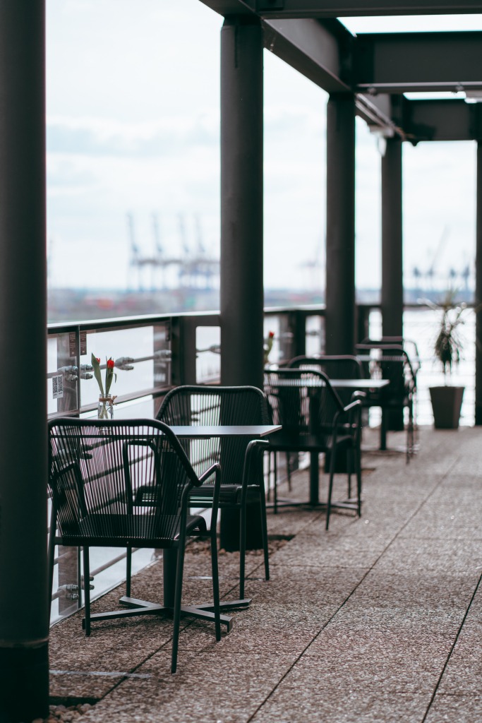 Terrasse des Ginn-Hotels